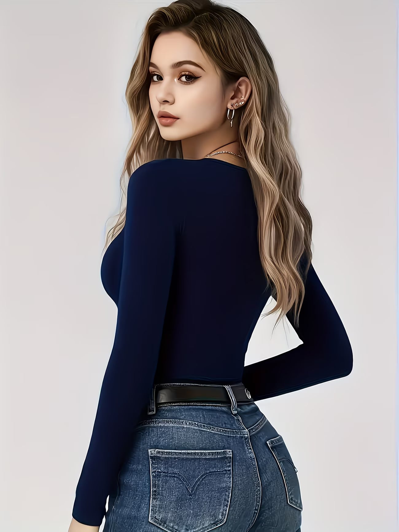 Professional Slim-Fit Long Sleeve T-shirt.
