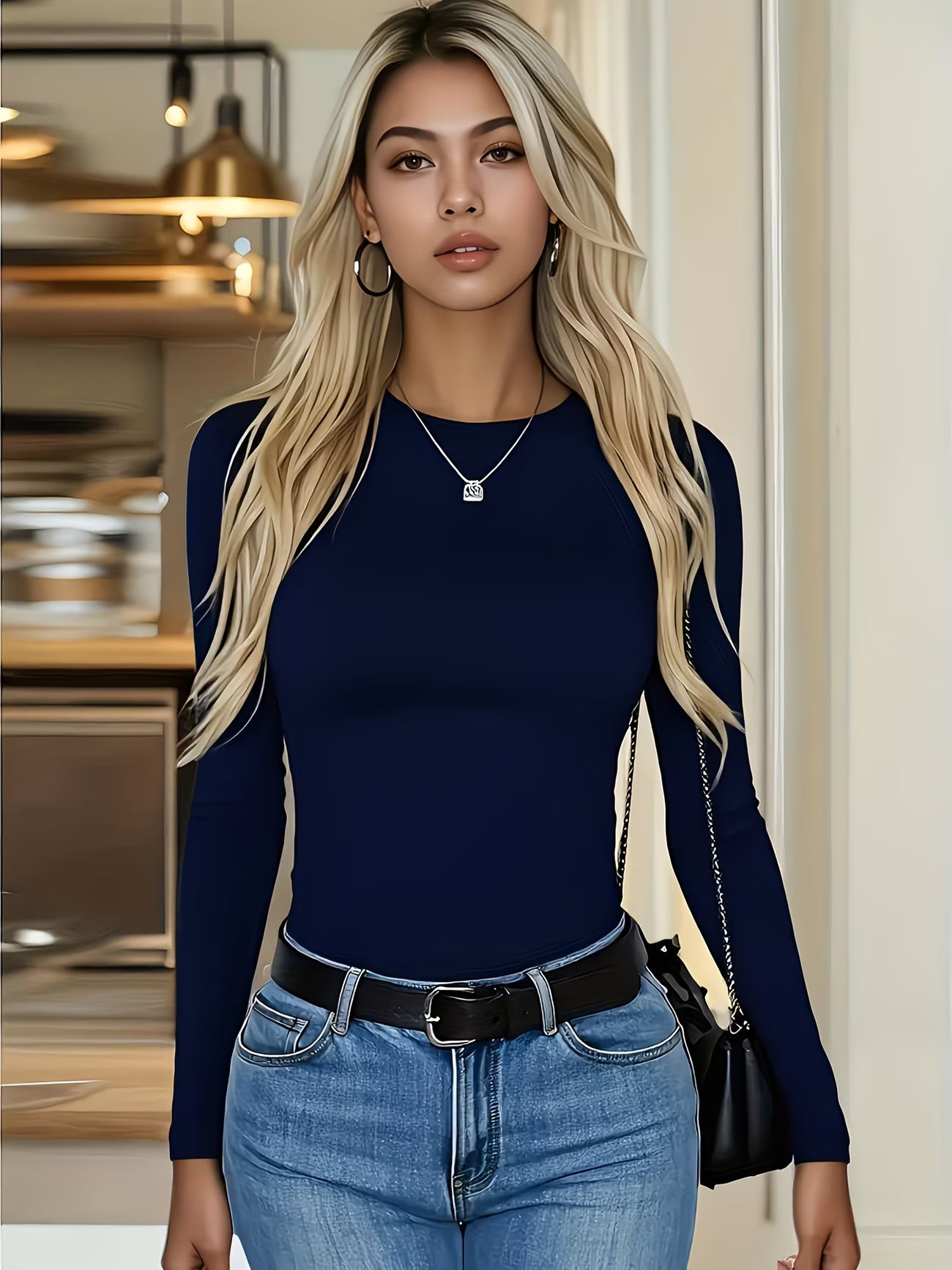 Professional Slim-Fit Long Sleeve T-shirt.