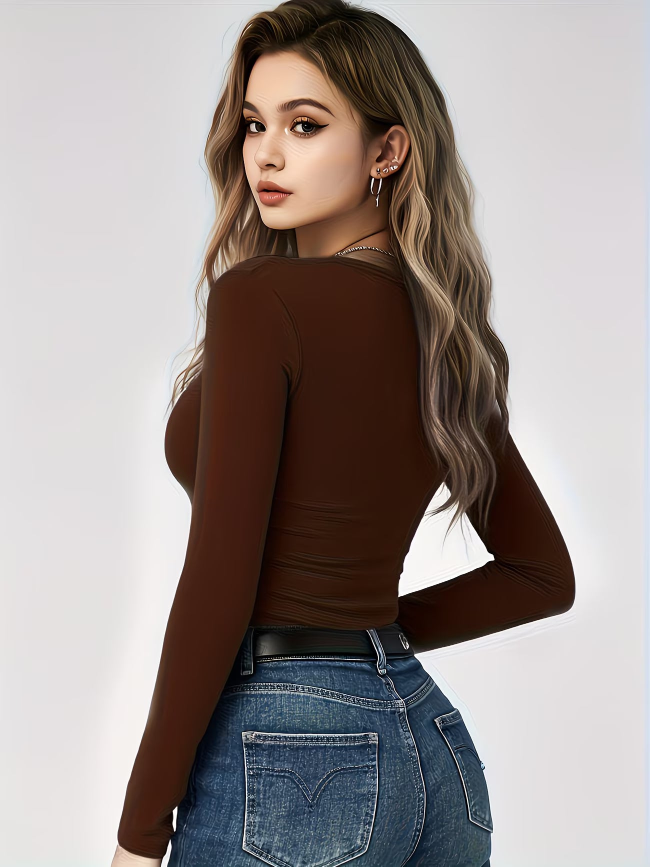 Professional Slim-Fit Long Sleeve T-shirt.