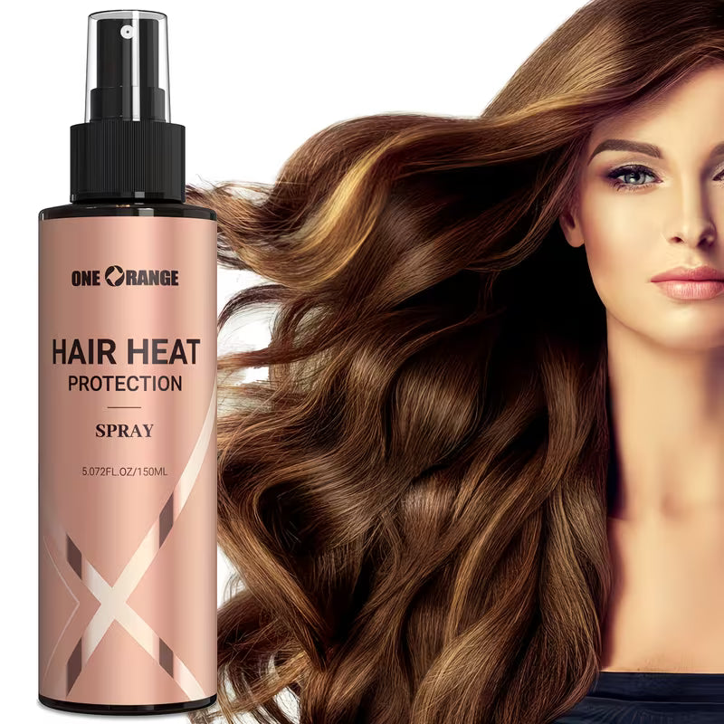 Professional Heat Protection Spray for Shine & Elasticity.