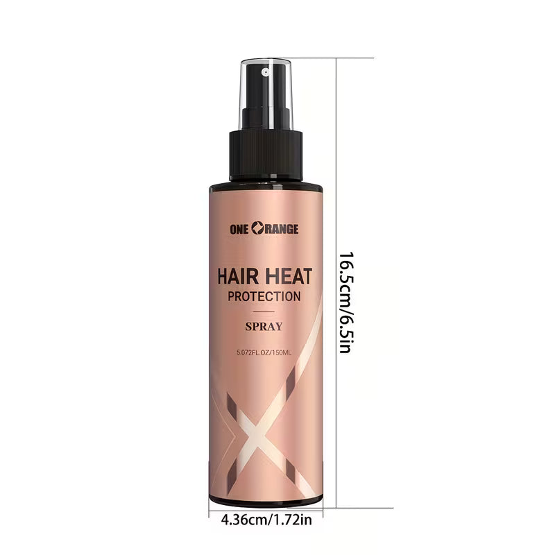 Professional Heat Protection Spray for Shine & Elasticity.