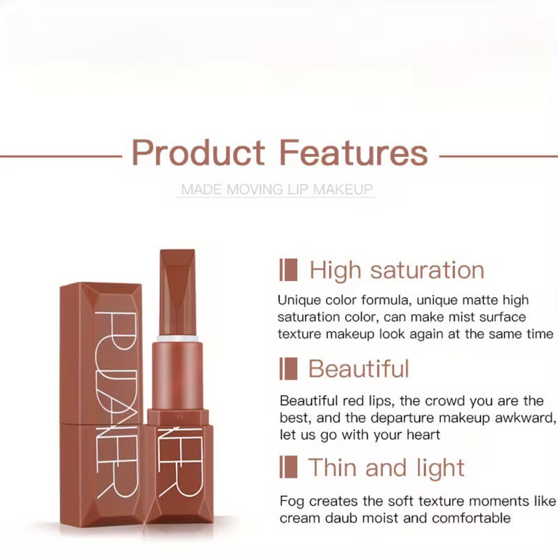 Pumpkin Color Matte Lipstick Set.