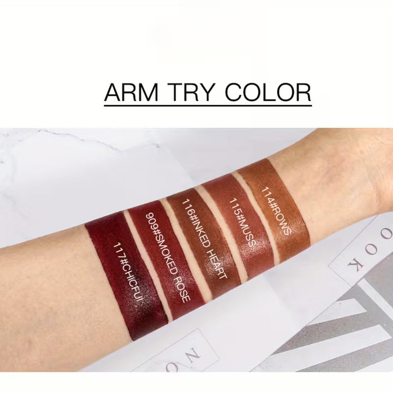 Pumpkin Color Matte Lipstick Set.