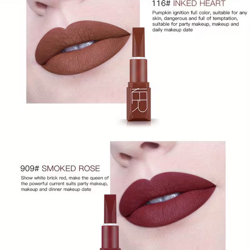 Pumpkin Color Matte Lipstick Set.