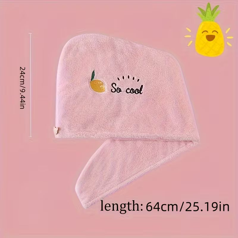 Quick-Dry Microfiber Hair Turban.