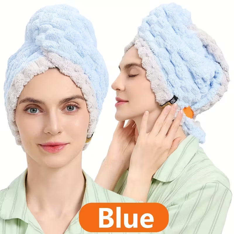 Quick-Dry XL Microfiber Hair Wrap.
