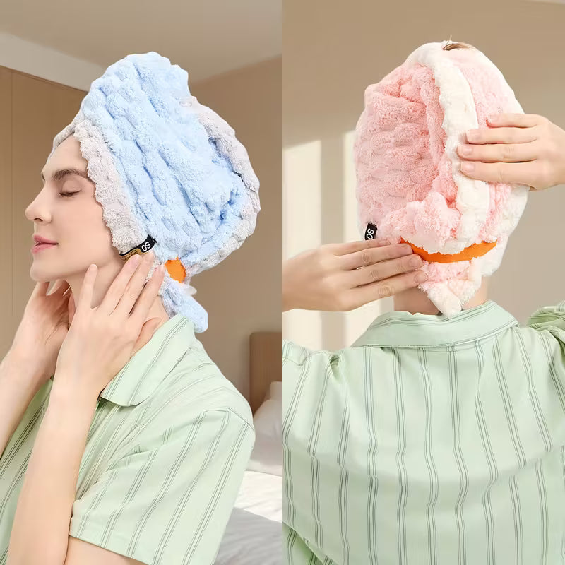 Quick-Dry XL Microfiber Hair Wrap.