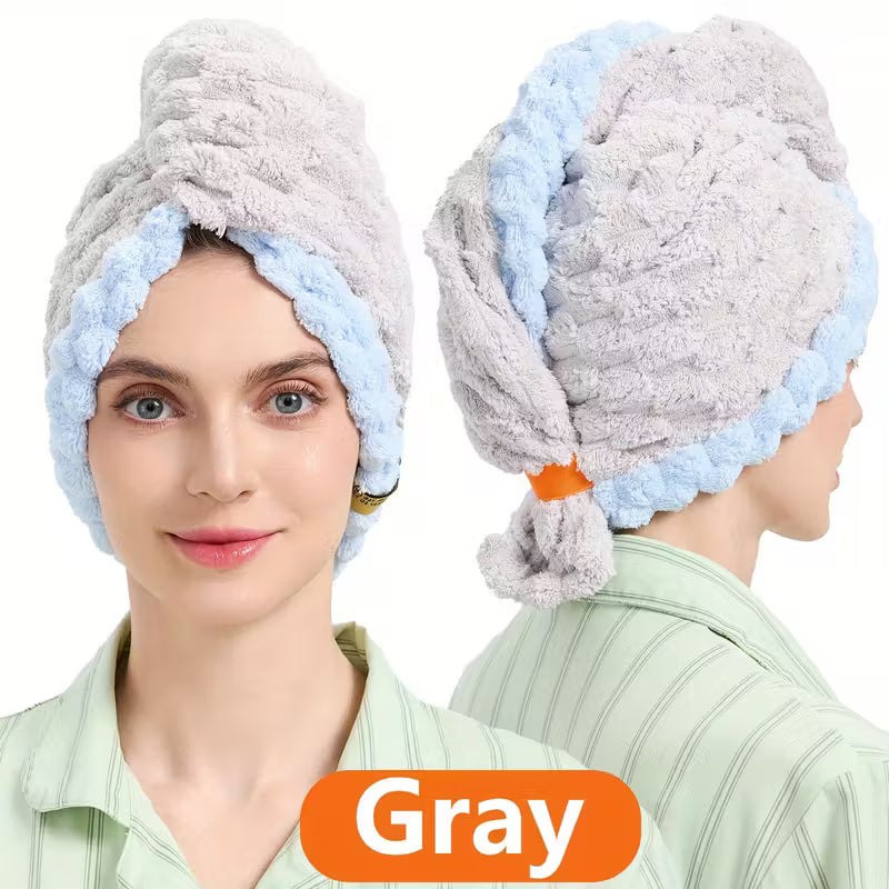 Quick-Dry XL Microfiber Hair Wrap.