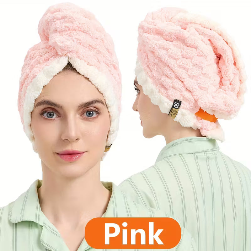 Quick-Dry XL Microfiber Hair Wrap.