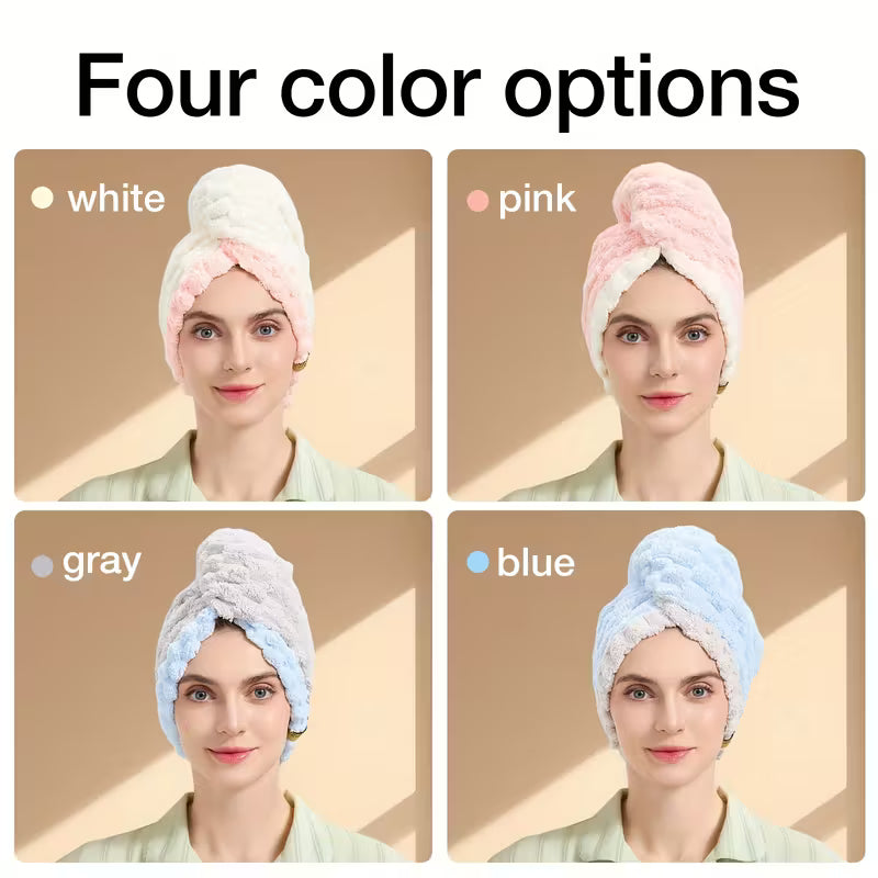Quick-Dry XL Microfiber Hair Wrap.