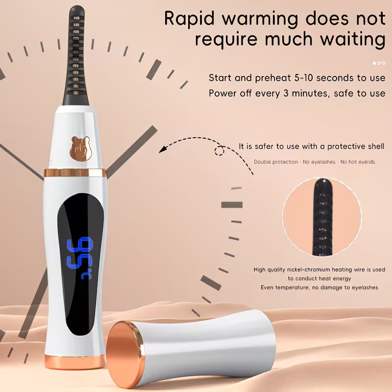 Quick-Heat Electric Eyelash Curler.