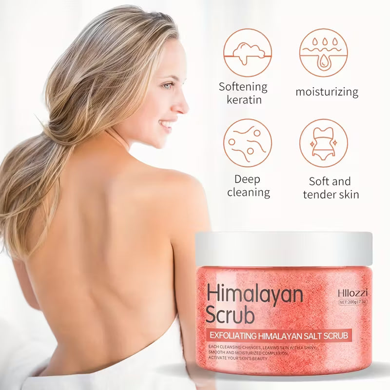 Radiance-Boosting Hiramaya Coffee & Salt Body Scrub.