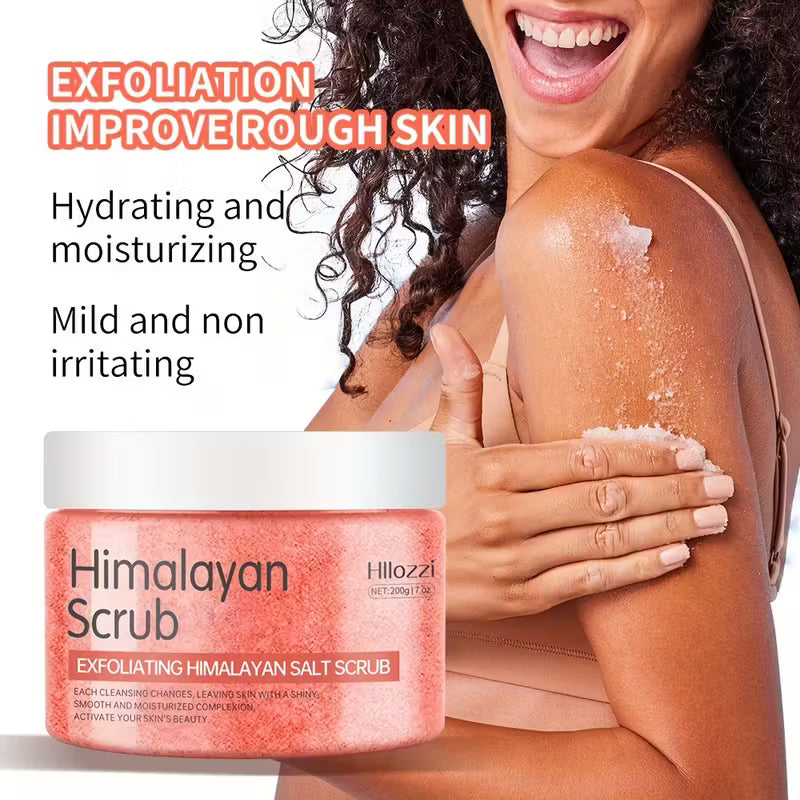 Radiance-Boosting Hiramaya Coffee & Salt Body Scrub.