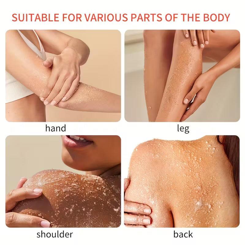 Radiance-Boosting Hiramaya Coffee & Salt Body Scrub.