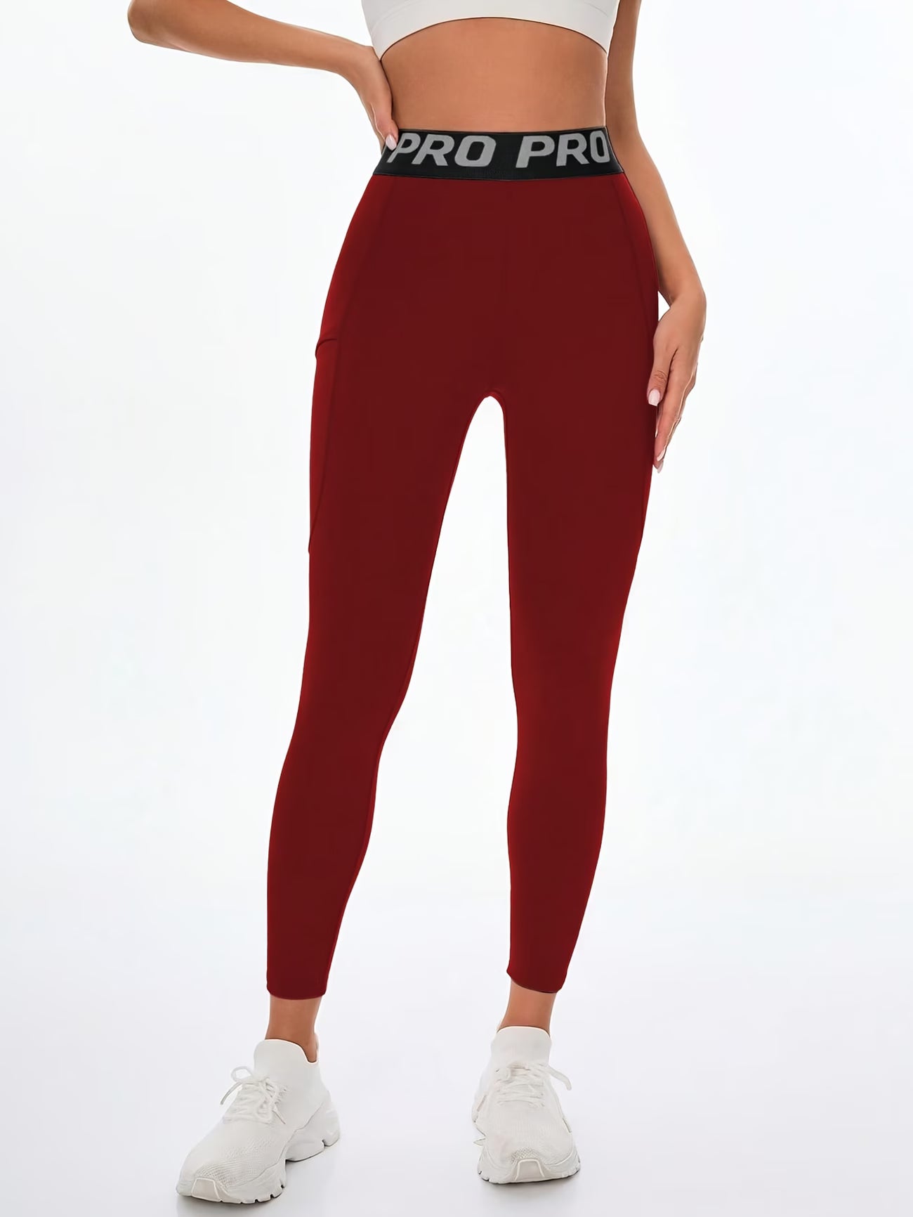 Reflective Detail High-Waisted Legging.