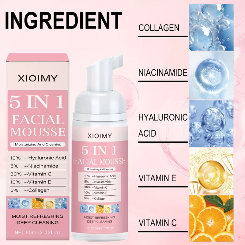 Refreshing 2.03oz Facial Foam for Glowing Skin.