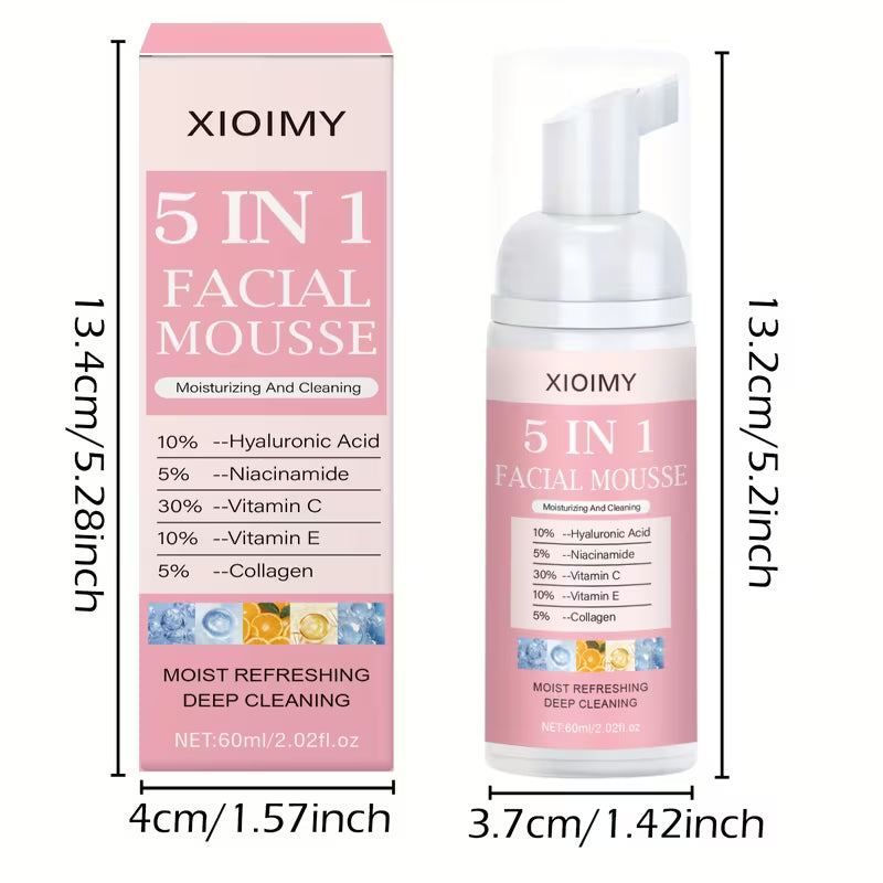 Refreshing 2.03oz Facial Foam for Glowing Skin.