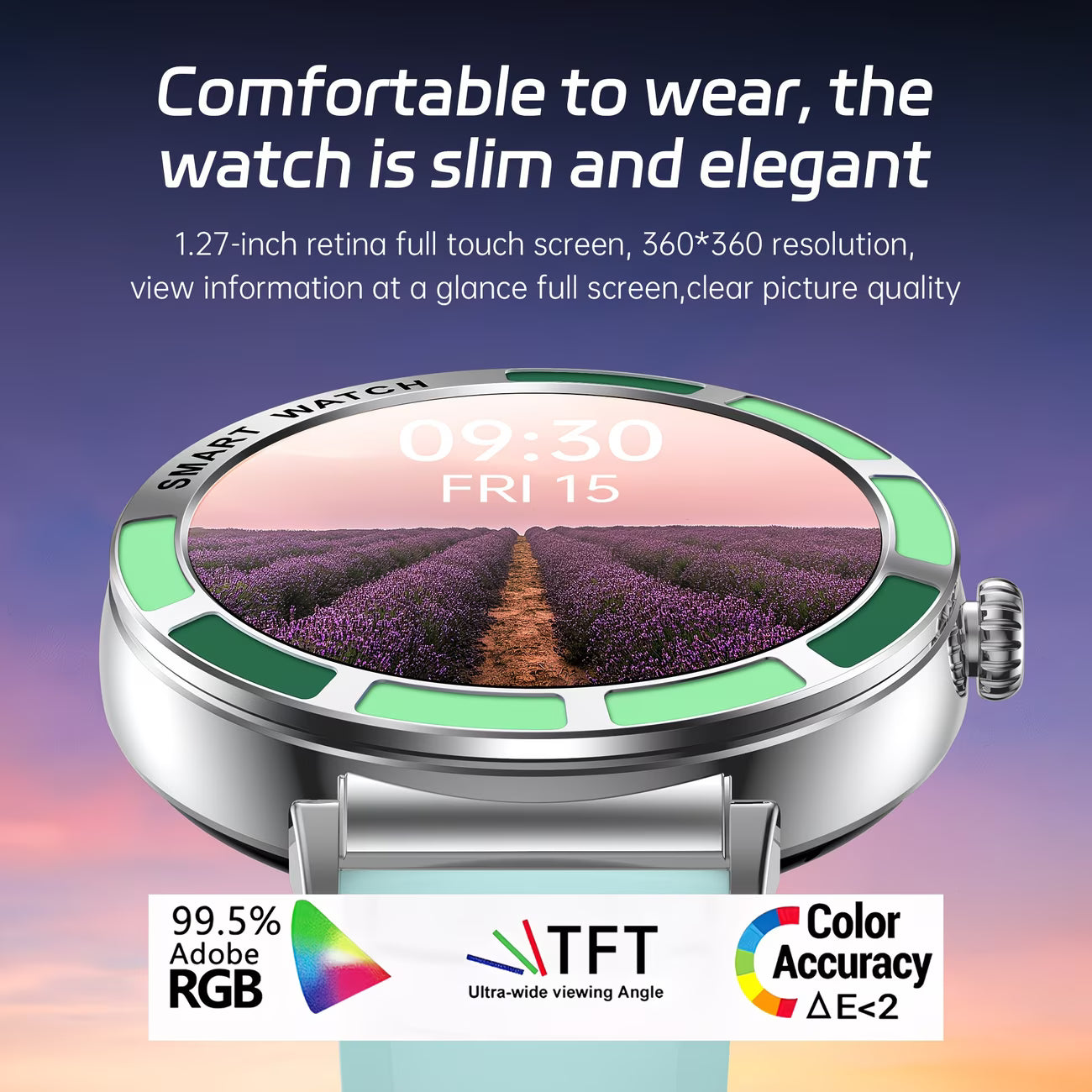 Relexfit 1.27" HD Smartwatch – Wireless Calling & Smart Notifications.