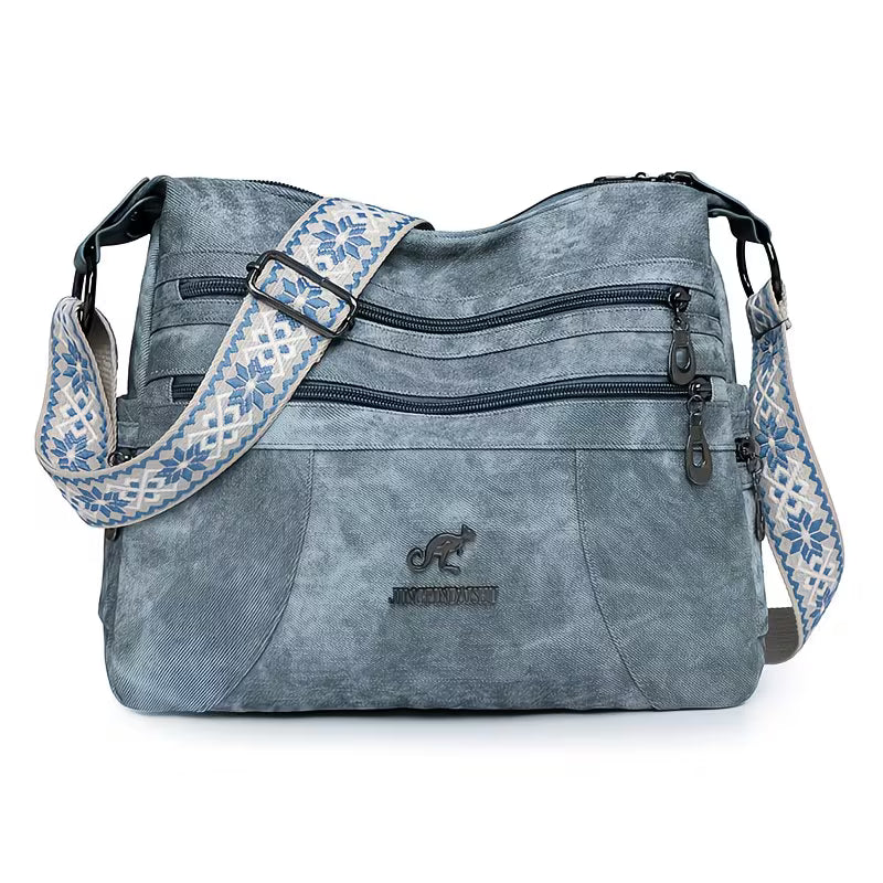 Retro Bohemian "Artisan" Large Capacity Crossbody.