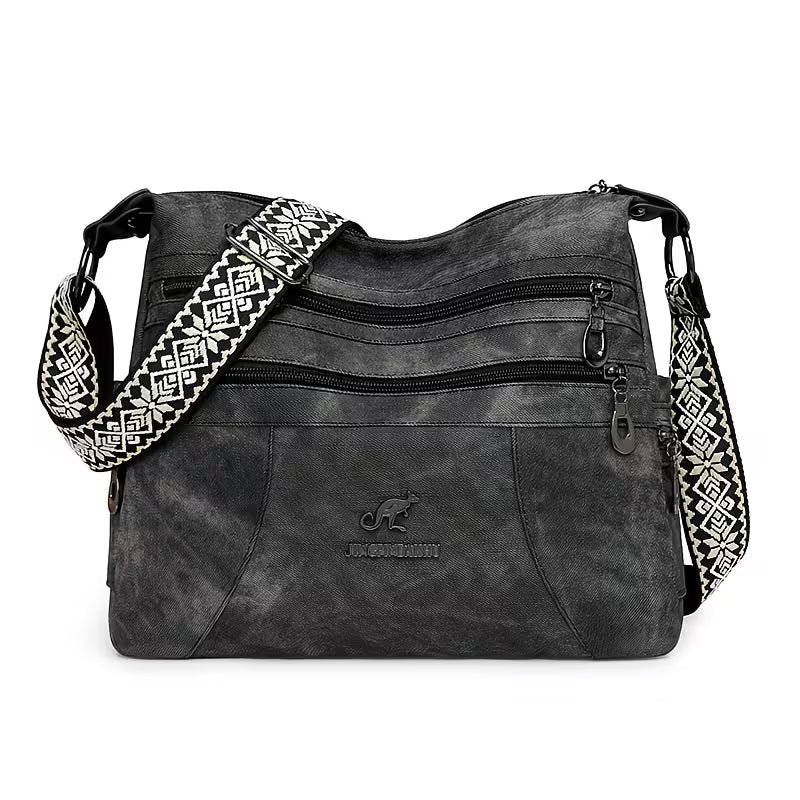 Retro Bohemian "Artisan" Large Capacity Crossbody.
