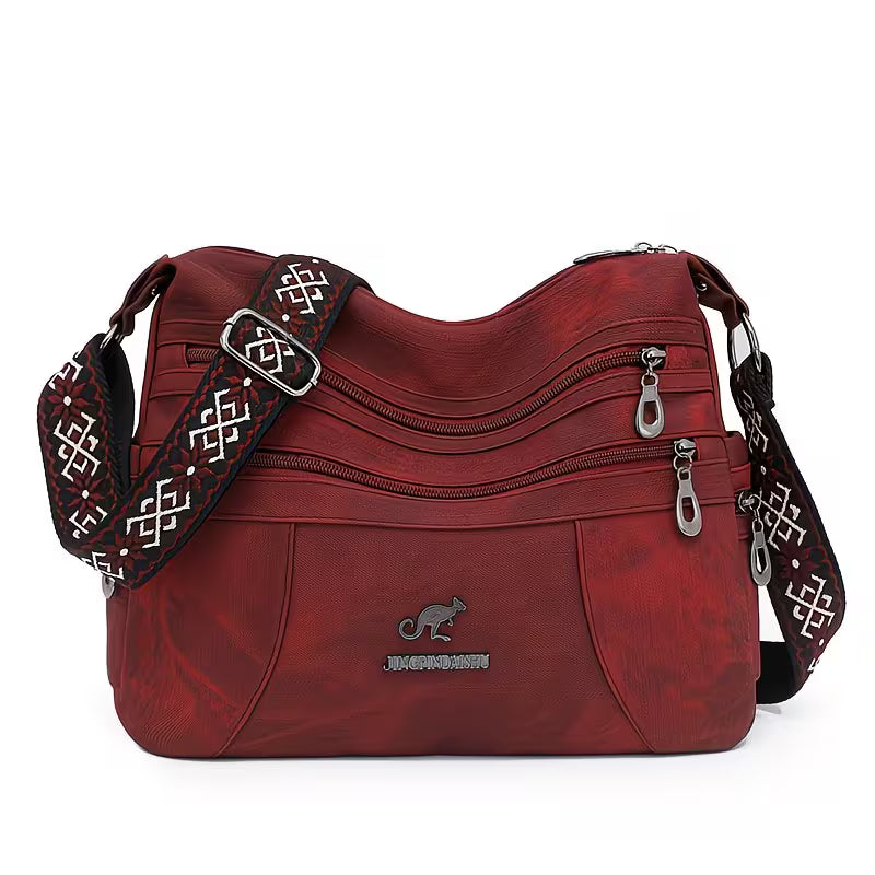 Retro Bohemian "Artisan" Large Capacity Crossbody.
