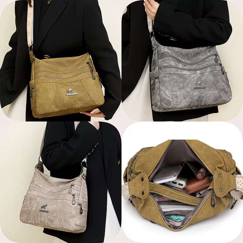 Retro Bohemian "Artisan" Large Capacity Crossbody.
