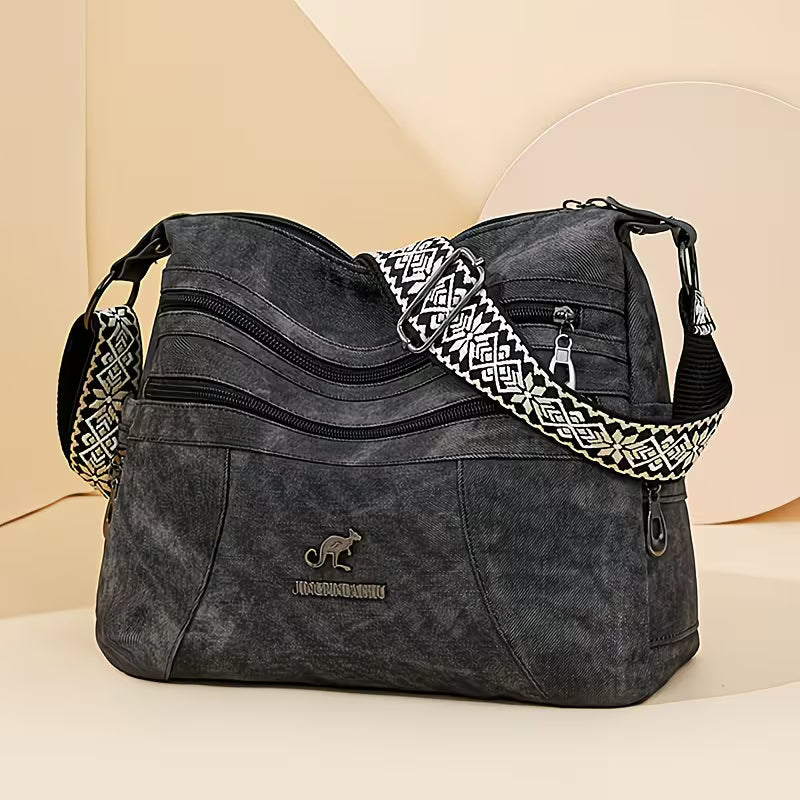 Retro Bohemian "Artisan" Large Capacity Crossbody.