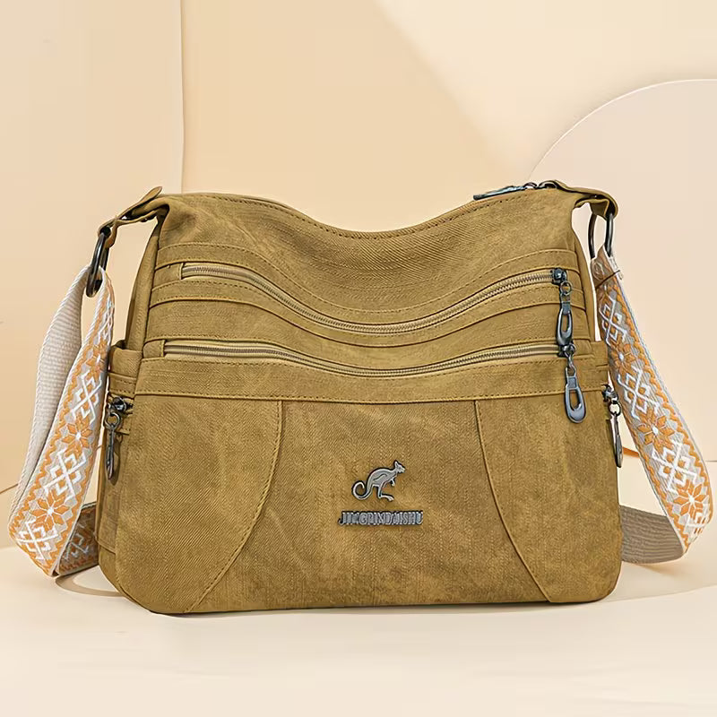 Retro Bohemian "Artisan" Large Capacity Crossbody.