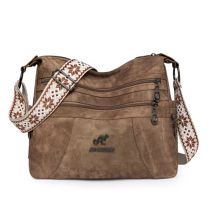 Retro Bohemian "Artisan" Large Capacity Crossbody.
