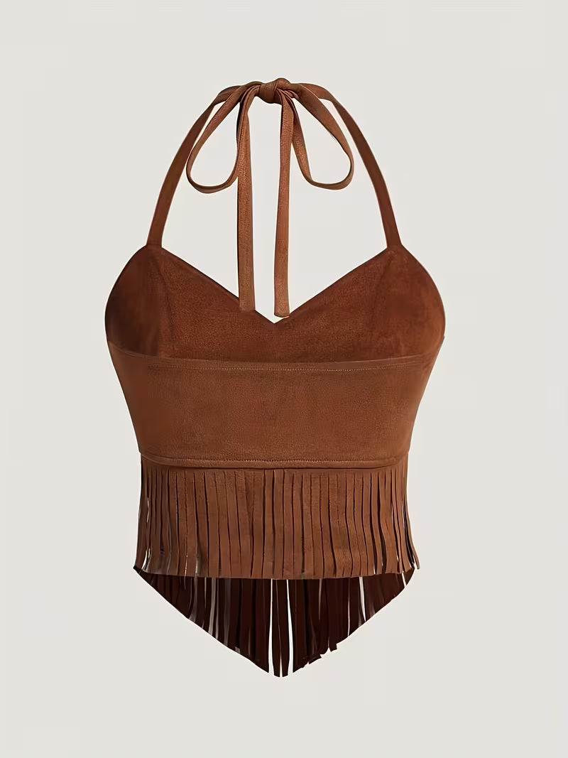 Retro Fringe Camisole Top for Women.