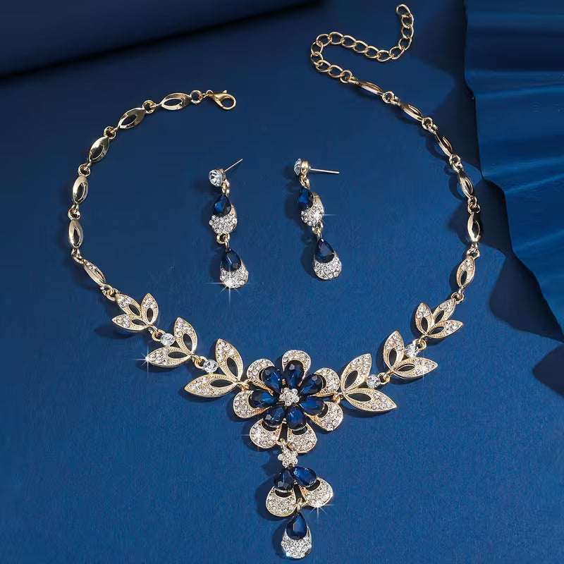 Retro Glamour Jewelry Set.
