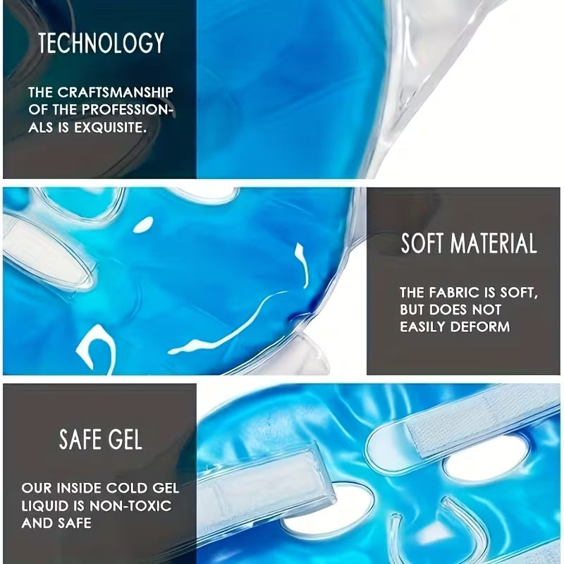 Reusable Hot & Cold Ice Pack for De-Puffing & Relaxation.