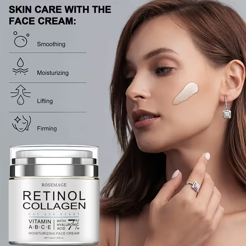 Rich Hydrating Collagen & Vitamin-Enriched Face Cream for Sensitive Skin.