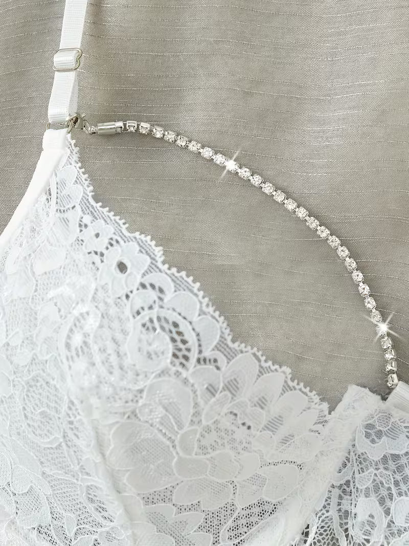 Romantic Lace Balconette Bra.