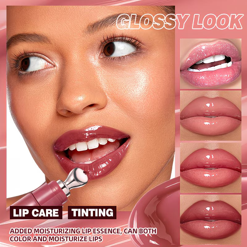 Rose-Tinted Plumping And Moisturizing Lip Essence.