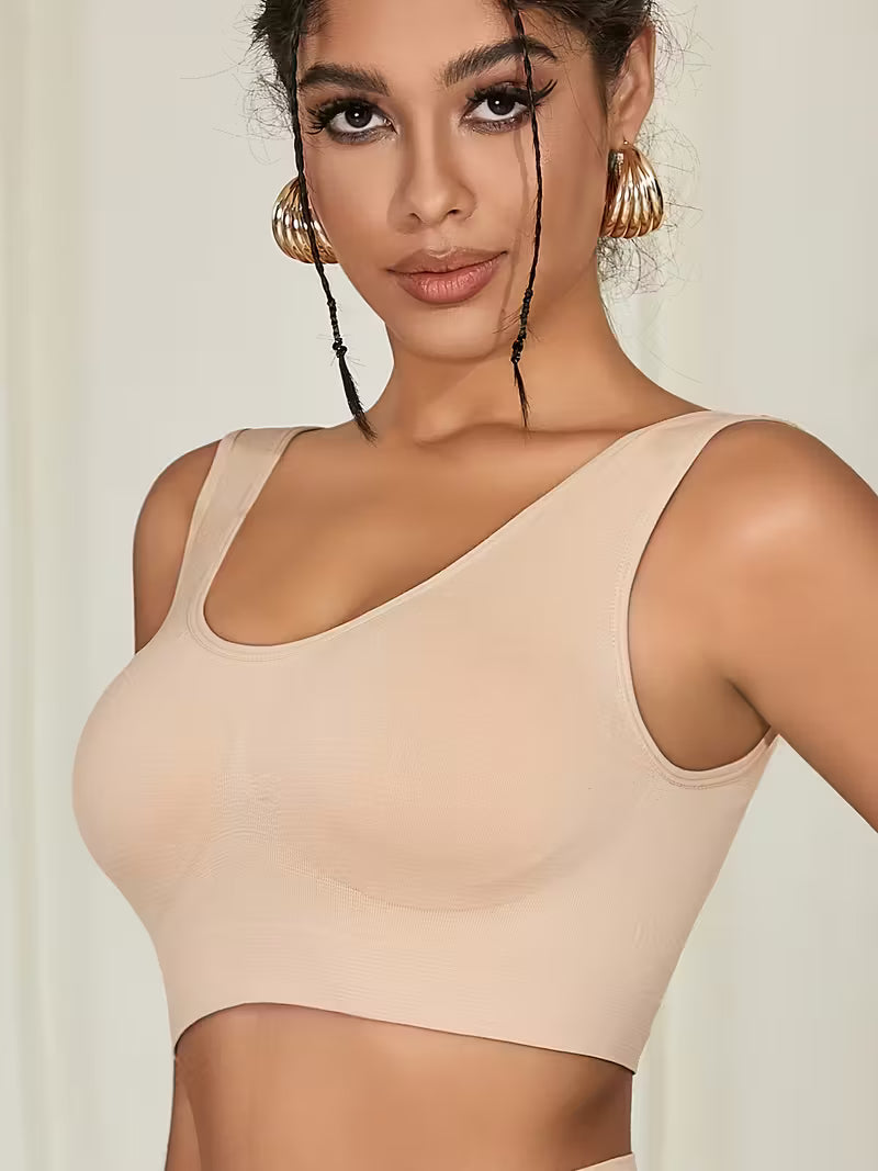 Seamless High-Support Sport Bra.