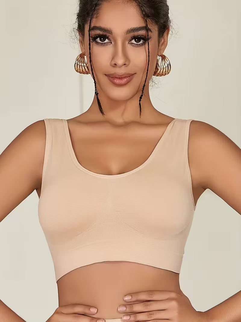 Seamless High-Support Sport Bra.