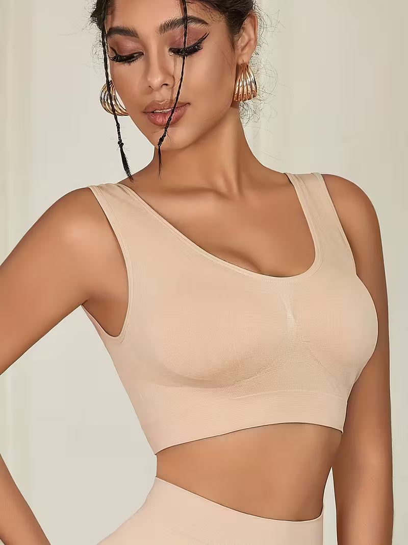 Seamless High-Support Sport Bra.