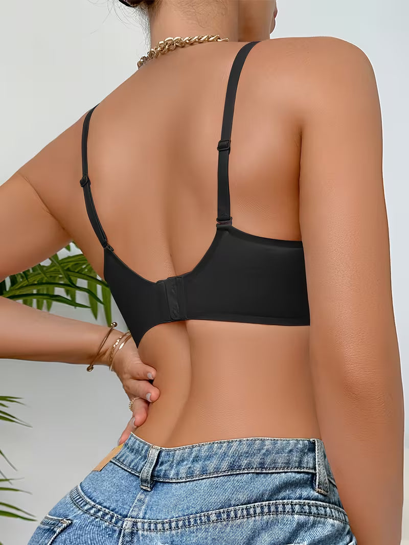 Seamless Wire-Free Push-Up Bra.