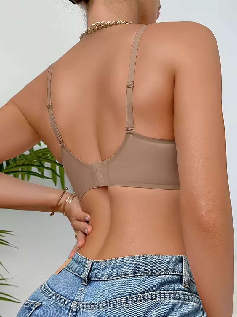 Seamless Wire-Free Push-Up Bra.