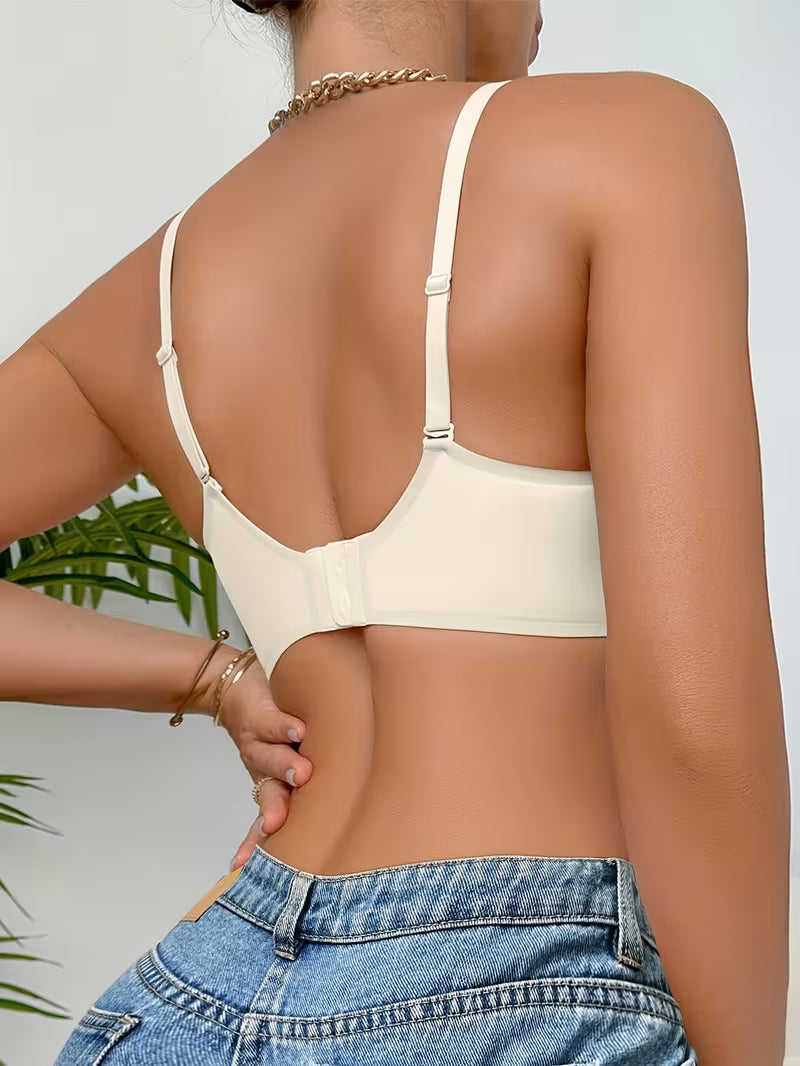 Seamless Wire-Free Push-Up Bra.