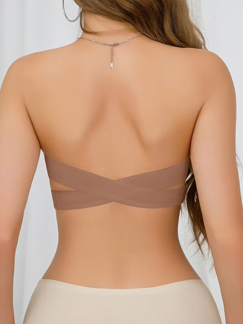 Sexy Strapless Wireless Bandeau Bralette.