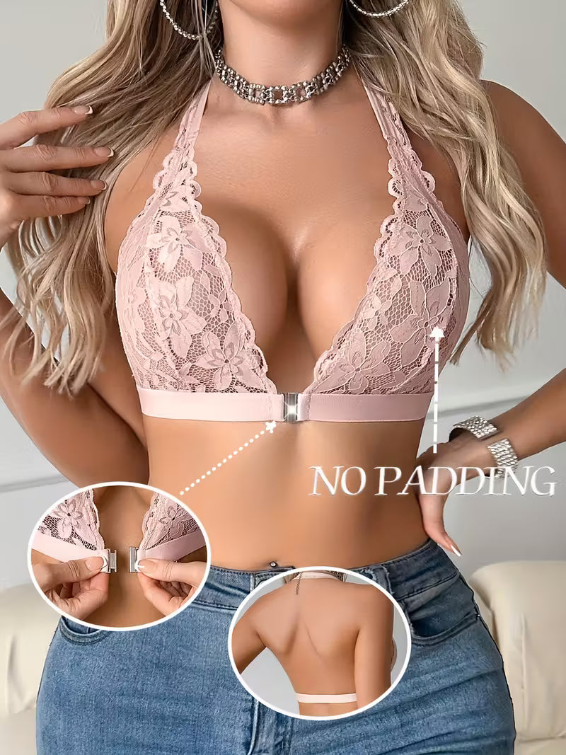 Sexy Three-Dimensional Lace Backless Bras.