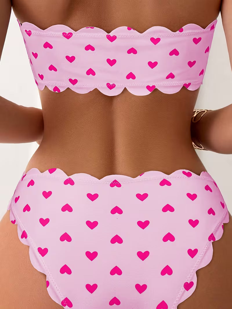 Sexy Triangle One-Piece Swimsuit.