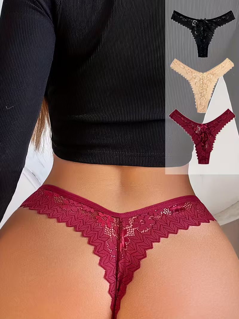 Sexy Breathable V-Strings Panties