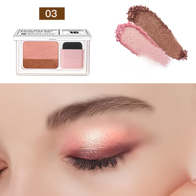 Shimmering Dual-Tone Eyeshadow Palette.