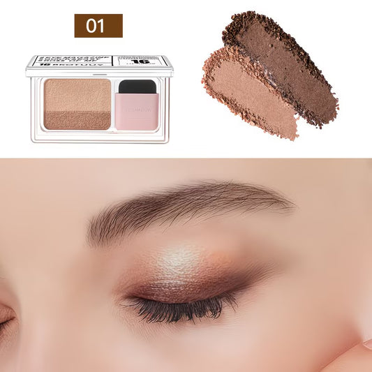 Shimmering Dual-Tone Eyeshadow Palette.