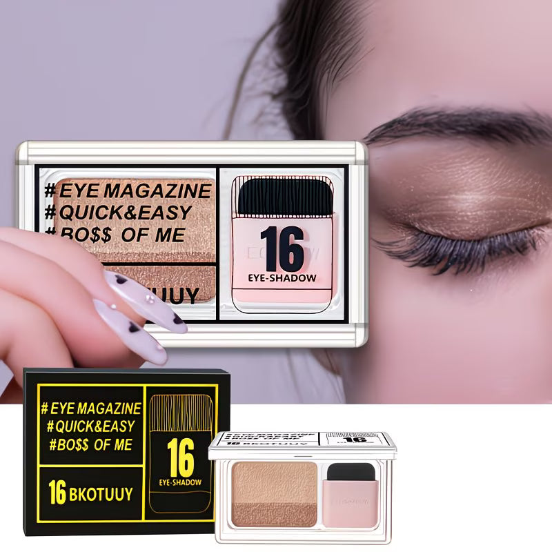 Shimmering Dual-Tone Eyeshadow Palette.
