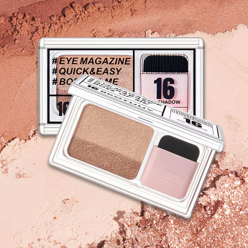 Shimmering Dual-Tone Eyeshadow Palette.