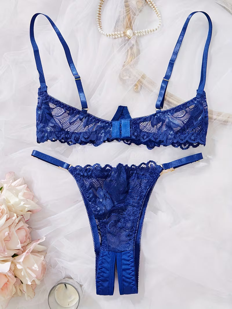 Signature 2-Piece Knit Lingerie Set.